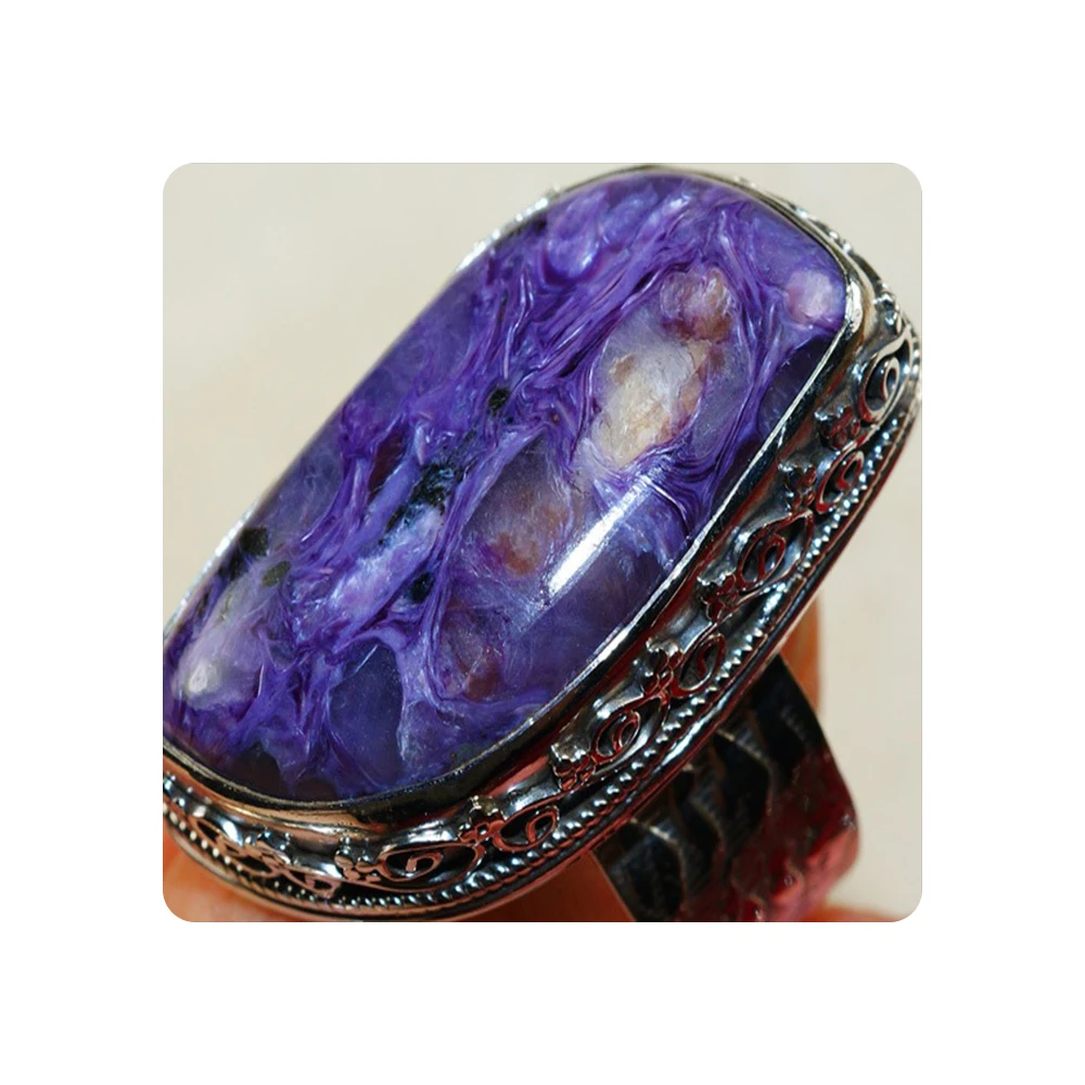 New Arrival Handmade 925 Sterling Silver Rings Vintage Style Wedding and Party Jewelry with Diamond Pearl Inlay Silver Plated