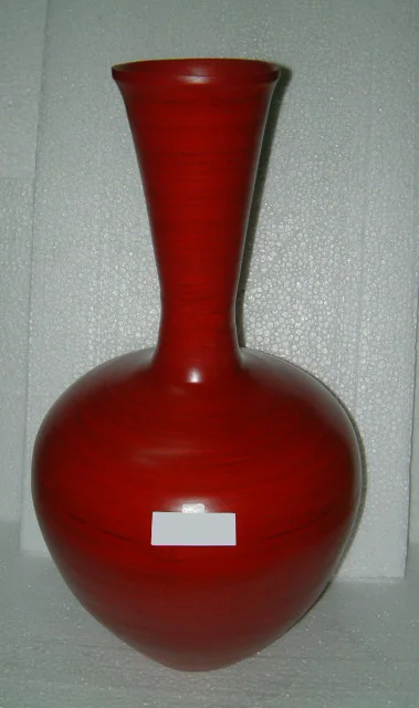  Vietnam handmade Spun-bamboo round vase suitable for home-decor houseware tableware and