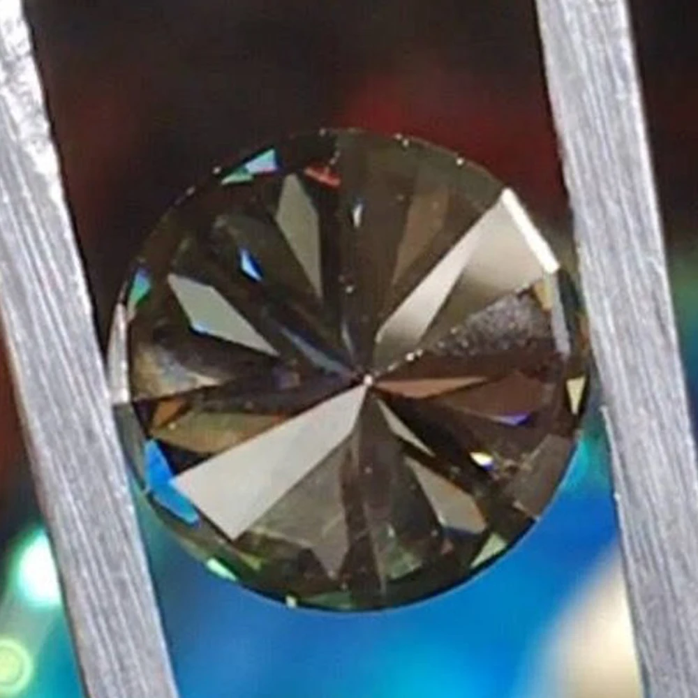 Indian Manufacture Natural Moissanite Diamond with VVS1 Clarity Excellent Cutting Round Shape 1ct Loose Moissanite Diamond