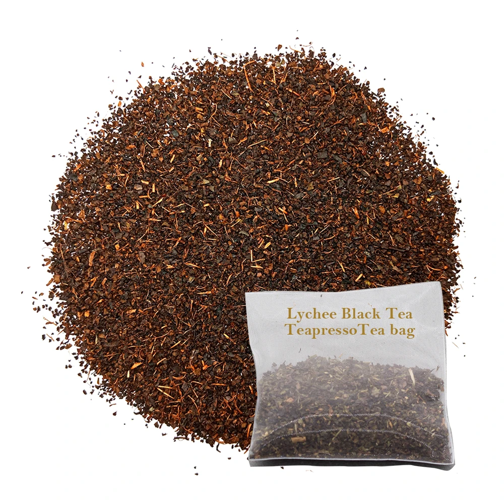 Taiwan OEM bag trending fruit drink Lychee Black Tea flavor tea
