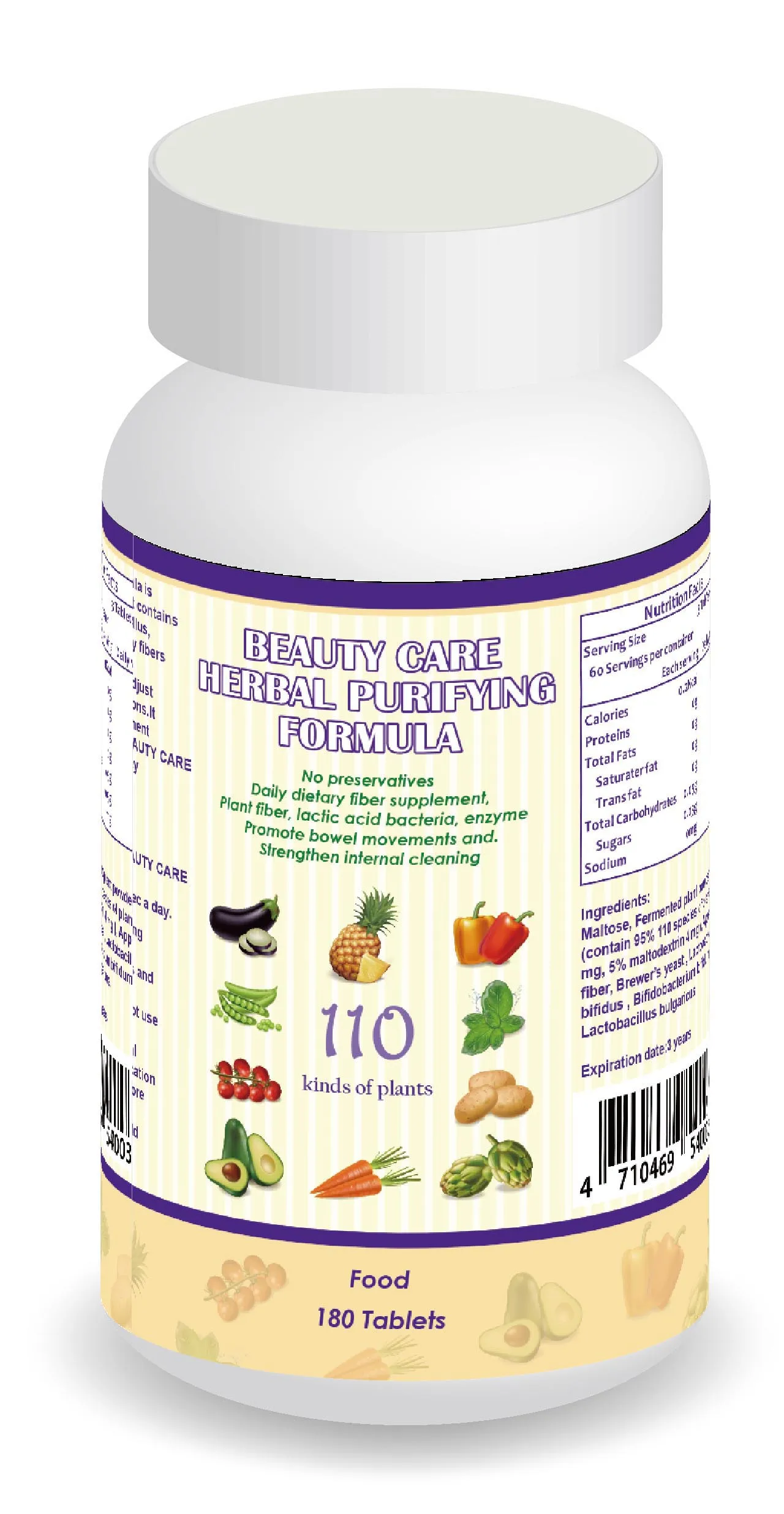 Rich Enzymes Extract Female Skin Care Physical Function Improvement