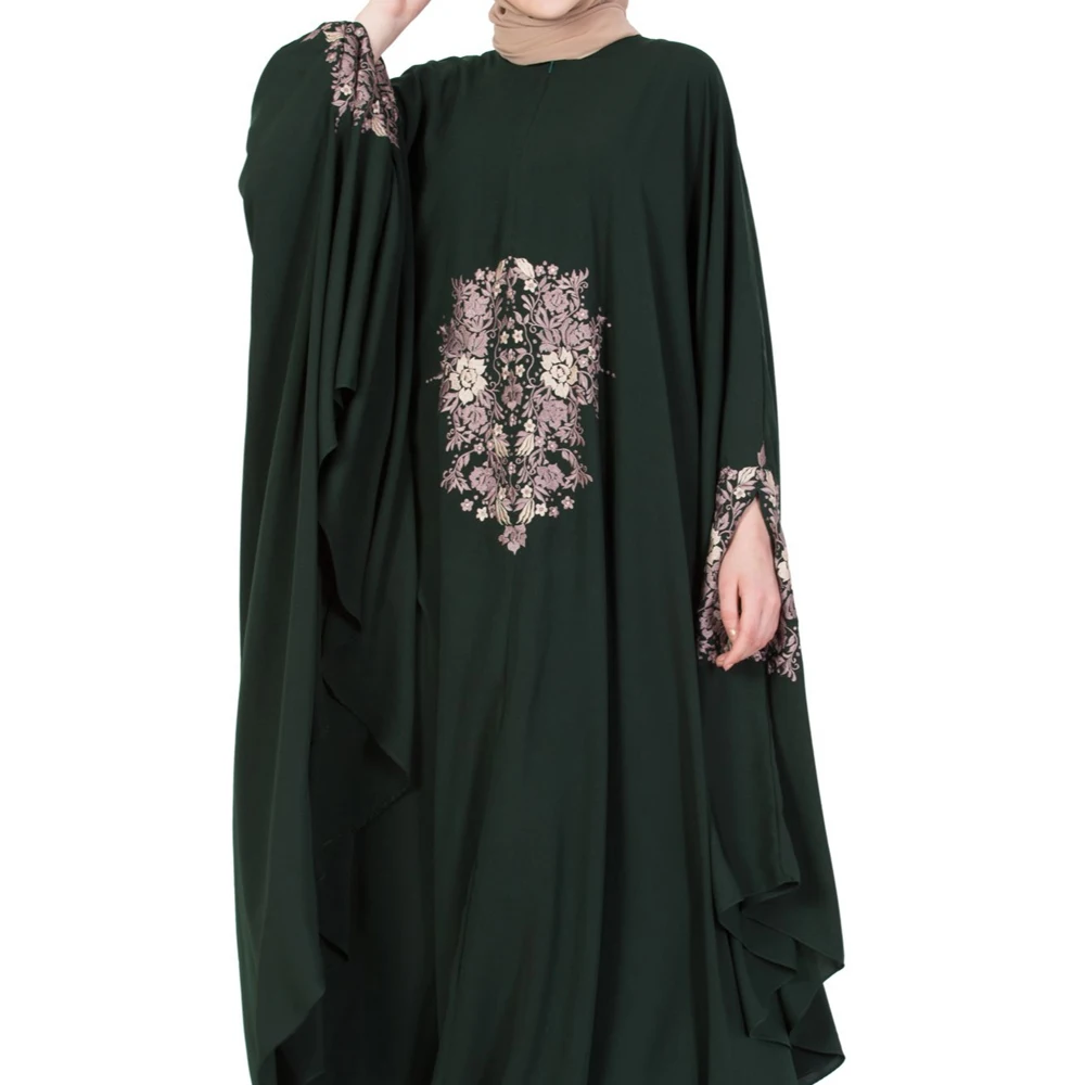 Online Sale Summer Casual Spring 2024 Islamic Modest Top For Ladies Arabic Plus Size Long Muslim Dresses For Women