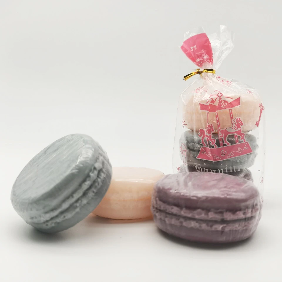 
Macaron style hotel bath soap 