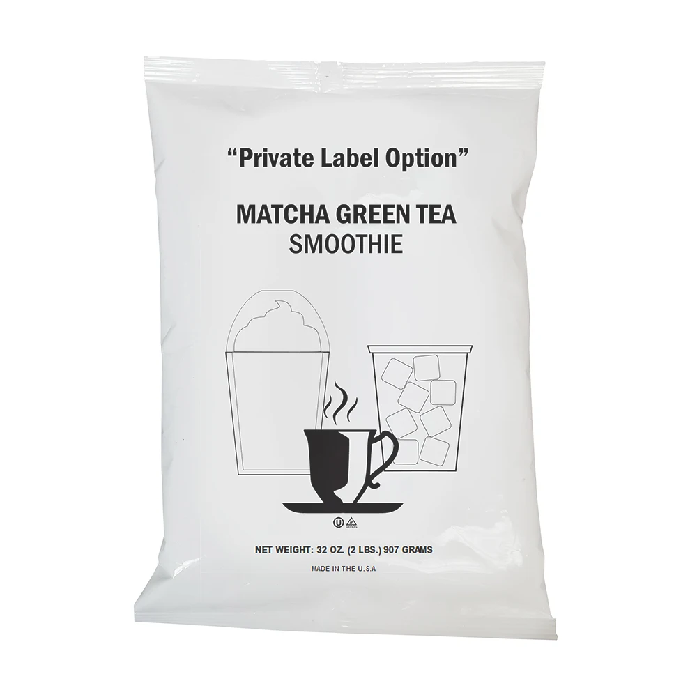 
Private Label Matcha Green Tea Powdered Drink Mix Non-Dairy Creamer 2lb bag USA ORIGIN Organic Natural 