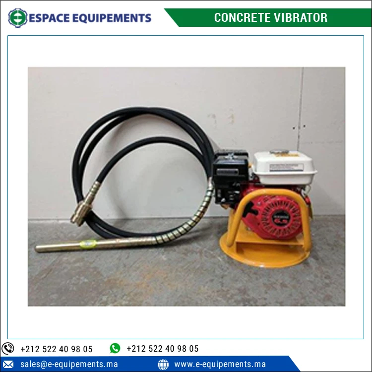 Leading Exporter of Excellent Performance Semi-Dry Concrete Type 3600 rpm Speed Gasoline Concrete Vibrator at Best Price