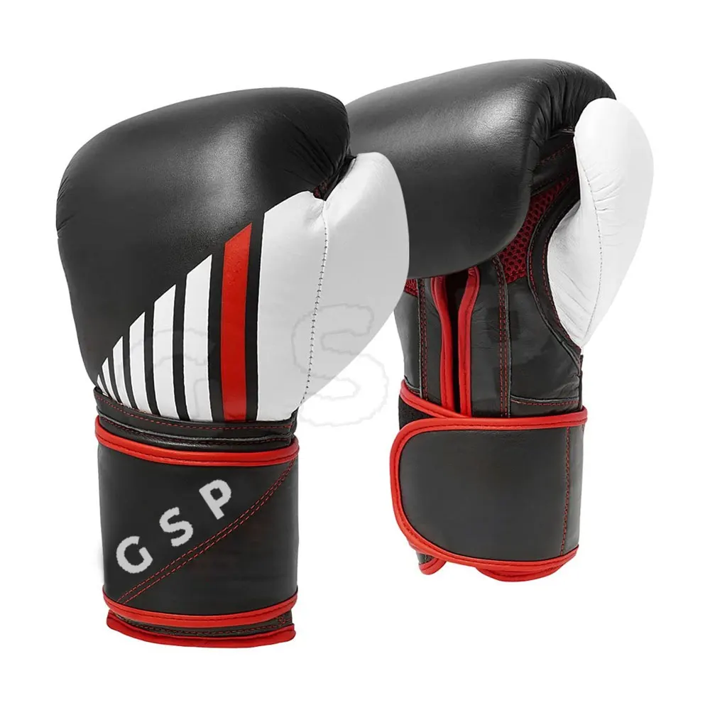 Leather Men Boxing MMA Gloves for Training