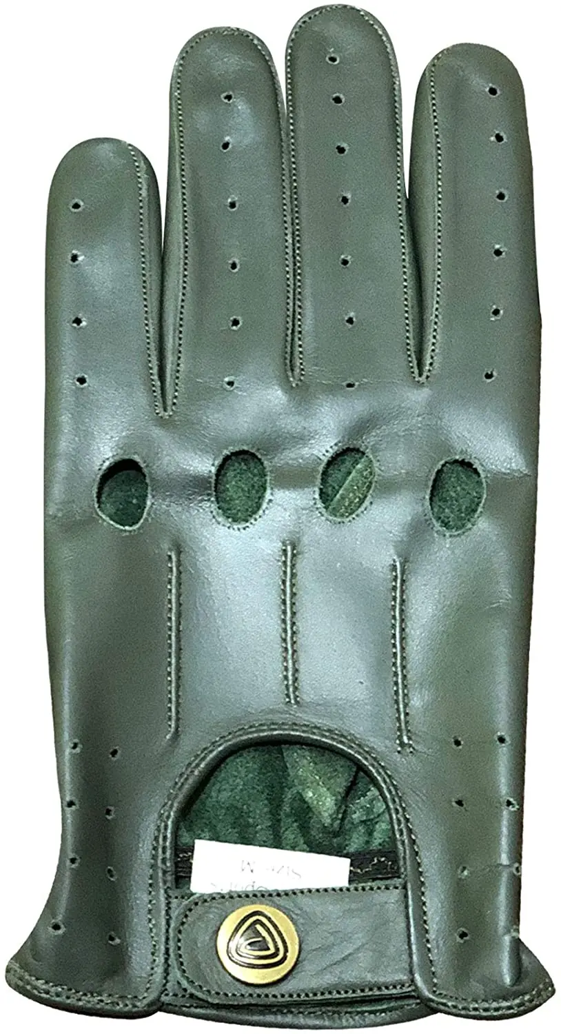 Dexam Professional Prime Leather Real Soft Leather Men Gloves Without Lining Driving Gloves Retro Glove Reverse Stitched