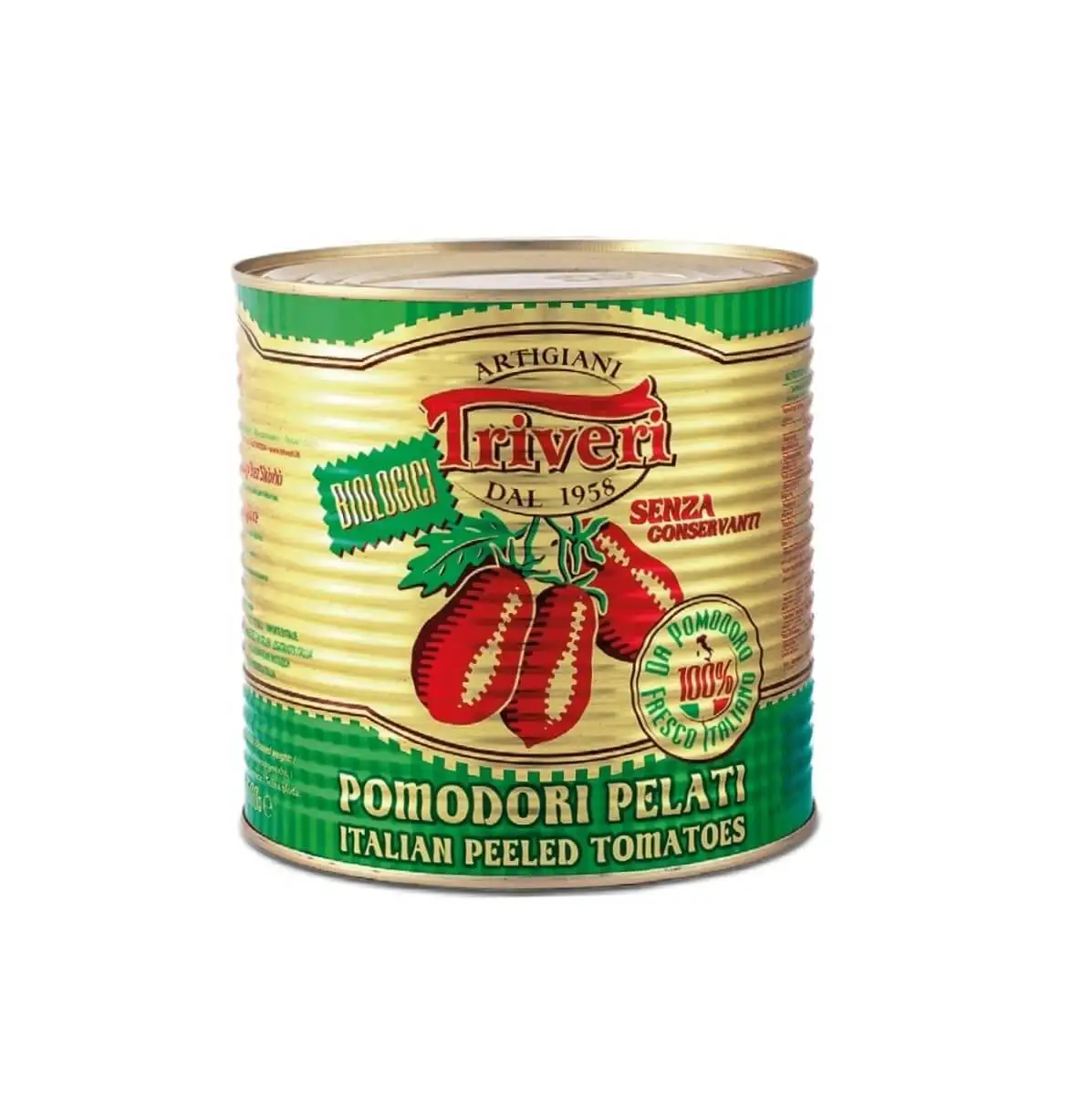 Triveri Chopped Tomatoes CLASSICA Tin 2.4 kg - Made in Italy