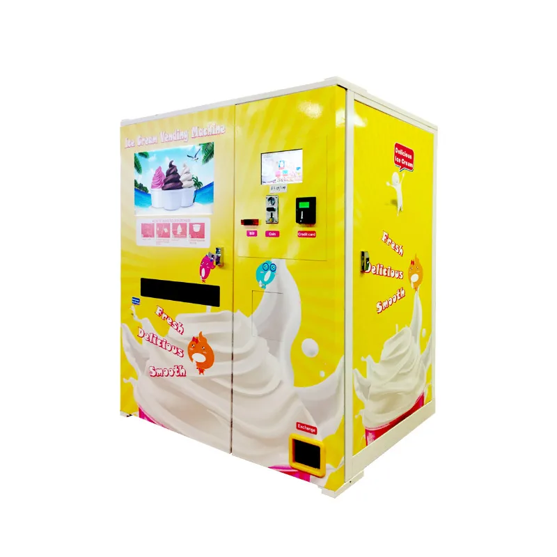 Hommy high quality commercial auto ice cream vending machine HM766