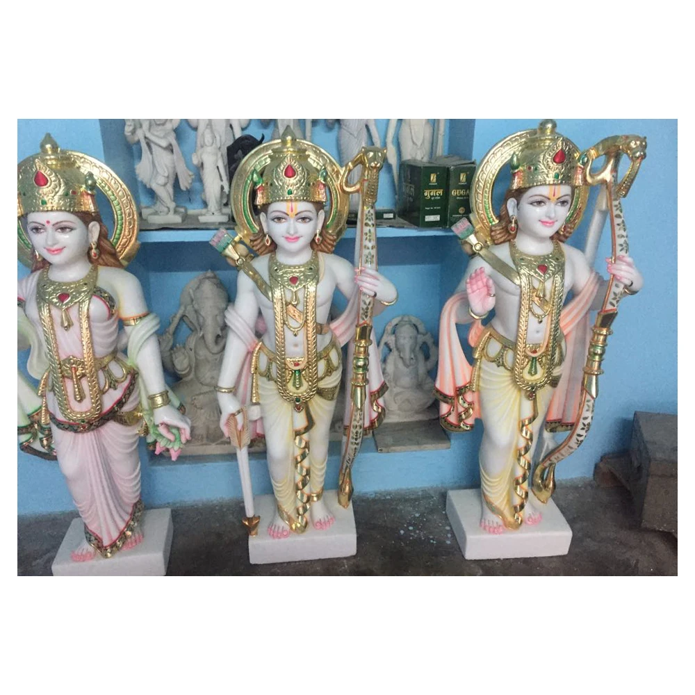 Marble Shri Ram Darbar Handmade Best Price Statue