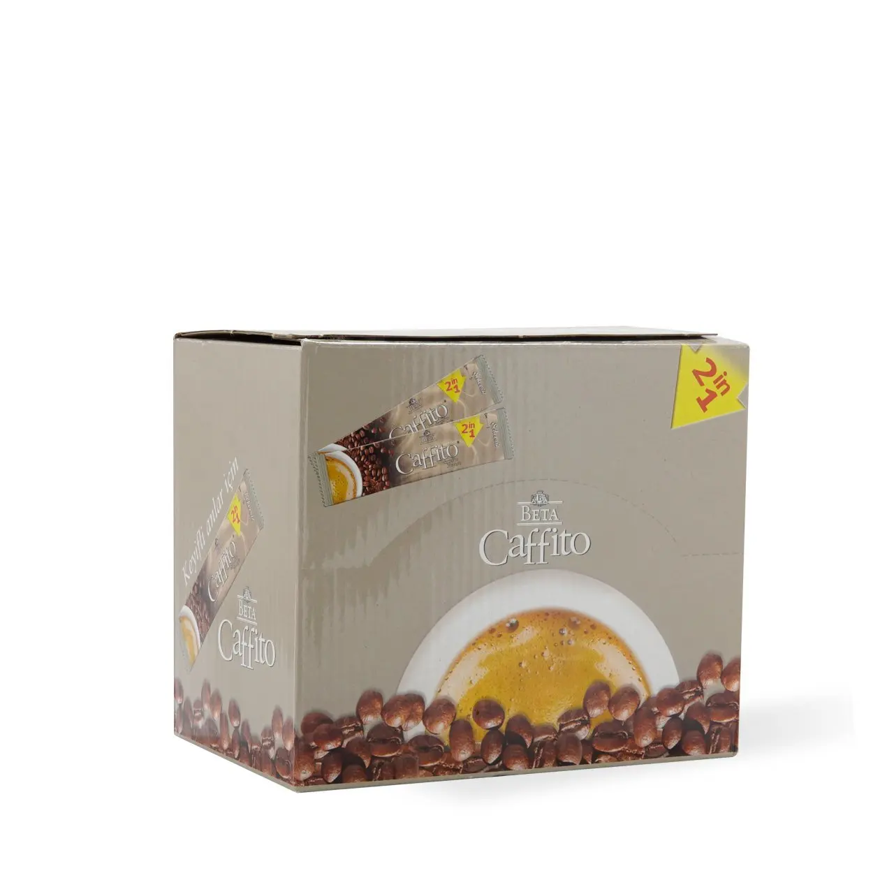 Sugar Free 2 in 1 Instant Coffee. Beta Caffito 2 in 1 Classic 40 x 14 grams The perfect blend of coffee and cream