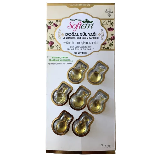 
Anti aging serum face Rose Oil Face Serum Capsule Vitamin E Skin Care Ampoule rose face serum Pigmentation Correctors 