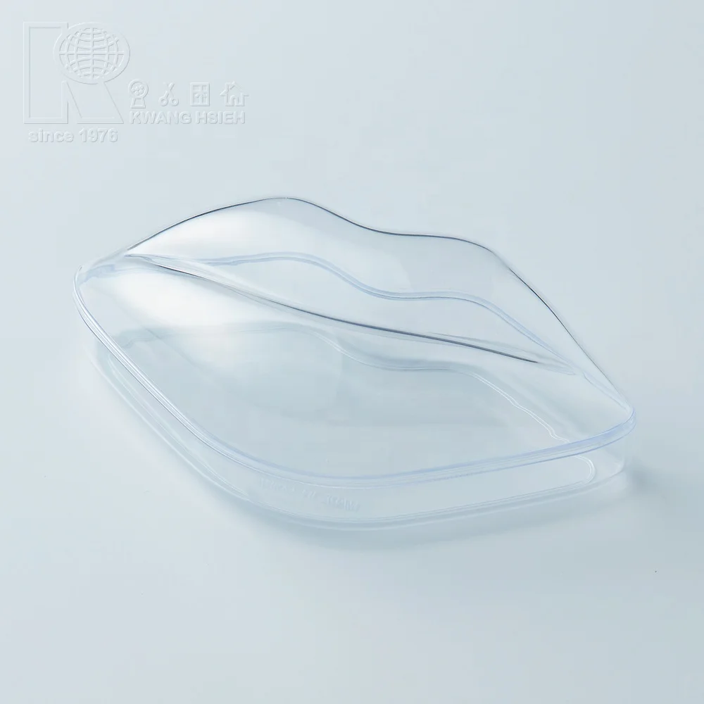 Kwang Hsieh Clear Lip Shaped Plastic Gift Box with Lids