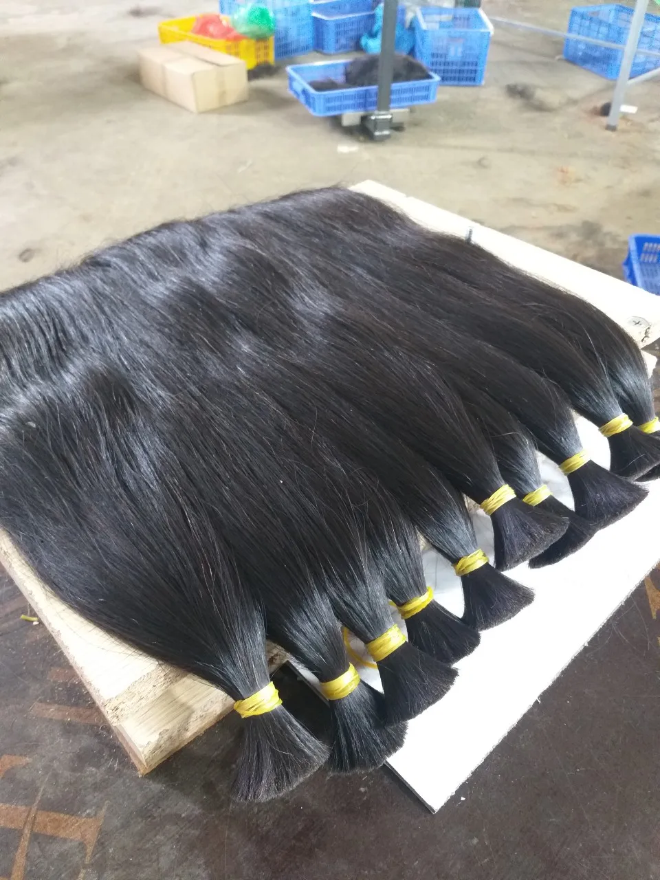 Hot Selling Cheap Raw Unprocessed Hair 100% Natural Human Hair High Quality Very Smooth & Soft