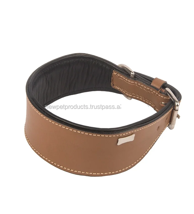 Dog collar german shepherd pet collars & leashes for dogs pet training traffic leading leather customized brand logo all seasons