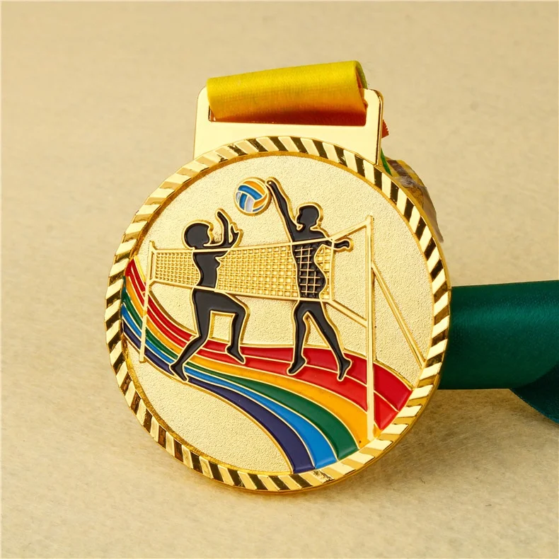 General 70MM Collective Sports Promotion Medal Metal Award Medals with Neck Ribbon  Sports Competition Medal