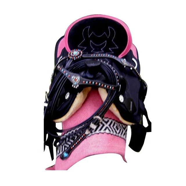 Handmade Indian 100  Percent Leather Horse Western Saddle