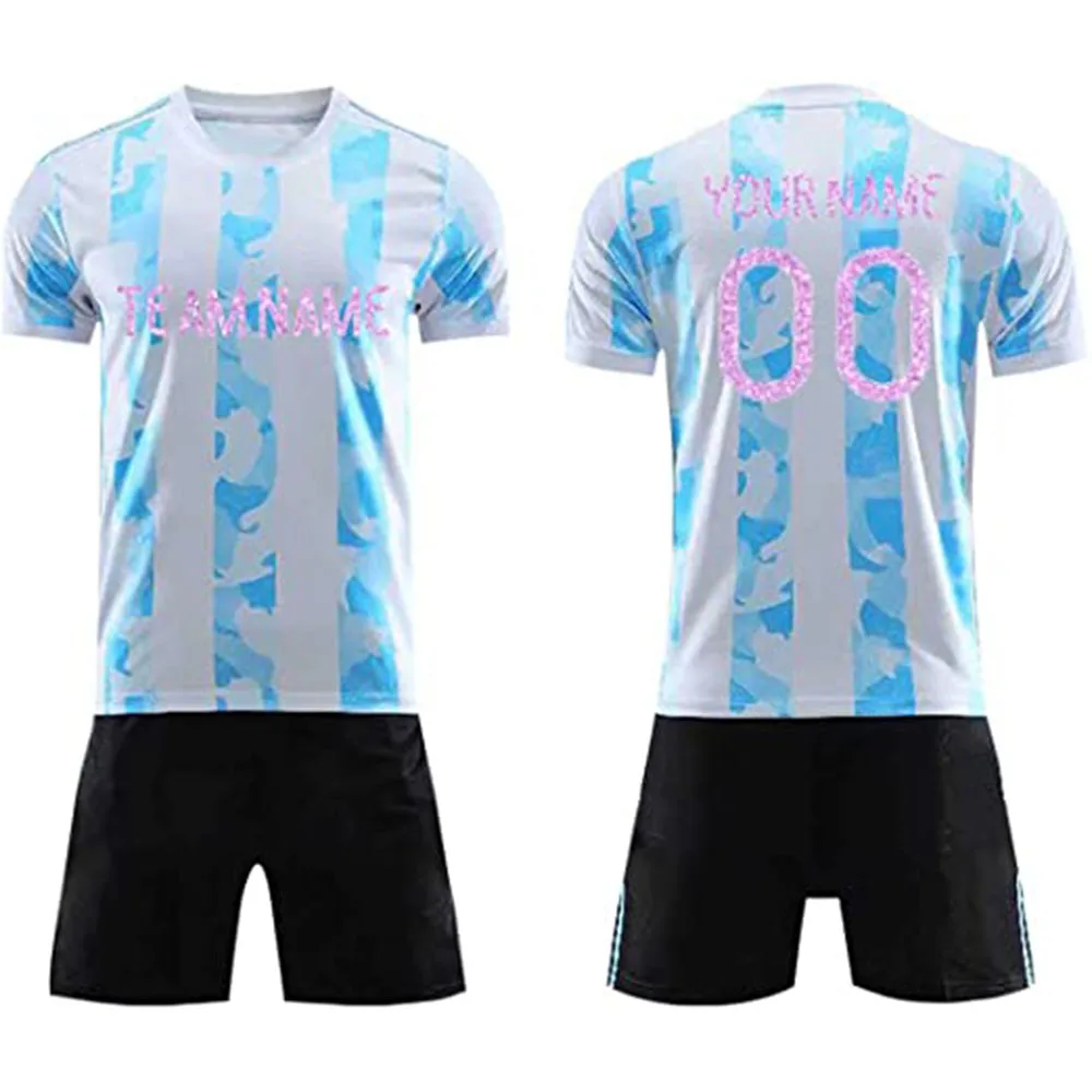 2021 High Quality Sportswear Away Cheap Uniform Soccer Jersey Football Jersey Soccer Wear Uniforms Custom Football Jerseys