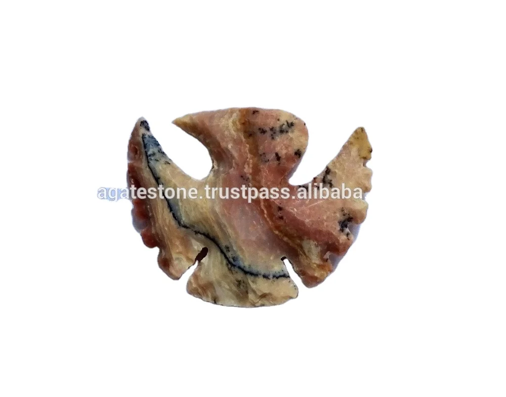 Eagle Shaped Agate Stone Carved Arrowhead Wholesale Manufacturer