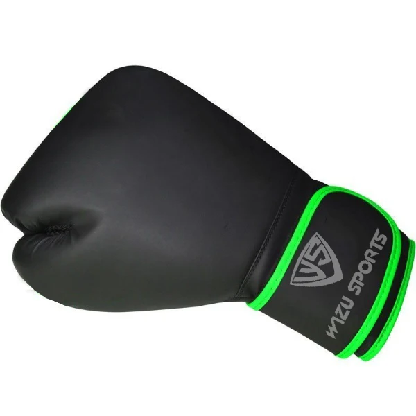 Боксерские перчатки лучшего качества с зеленым ремешком, боксерские перчатки с индивидуальным логотипом для мужчин по заводским ценам