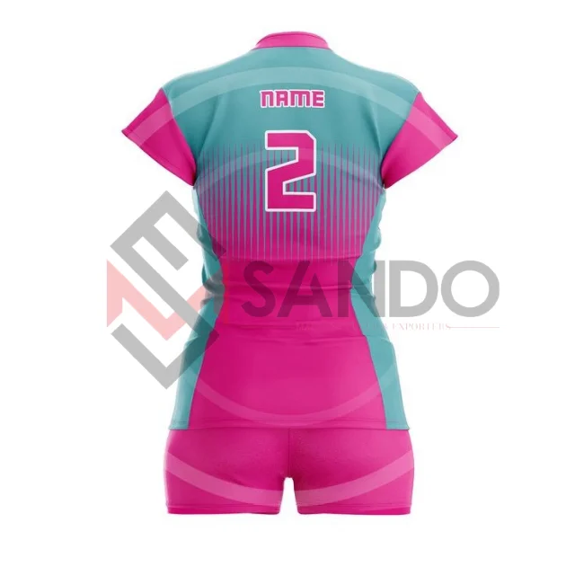 Wholesale volleyball Uniform set for women Uniform custom logo printing polyester sports wear uniform sets