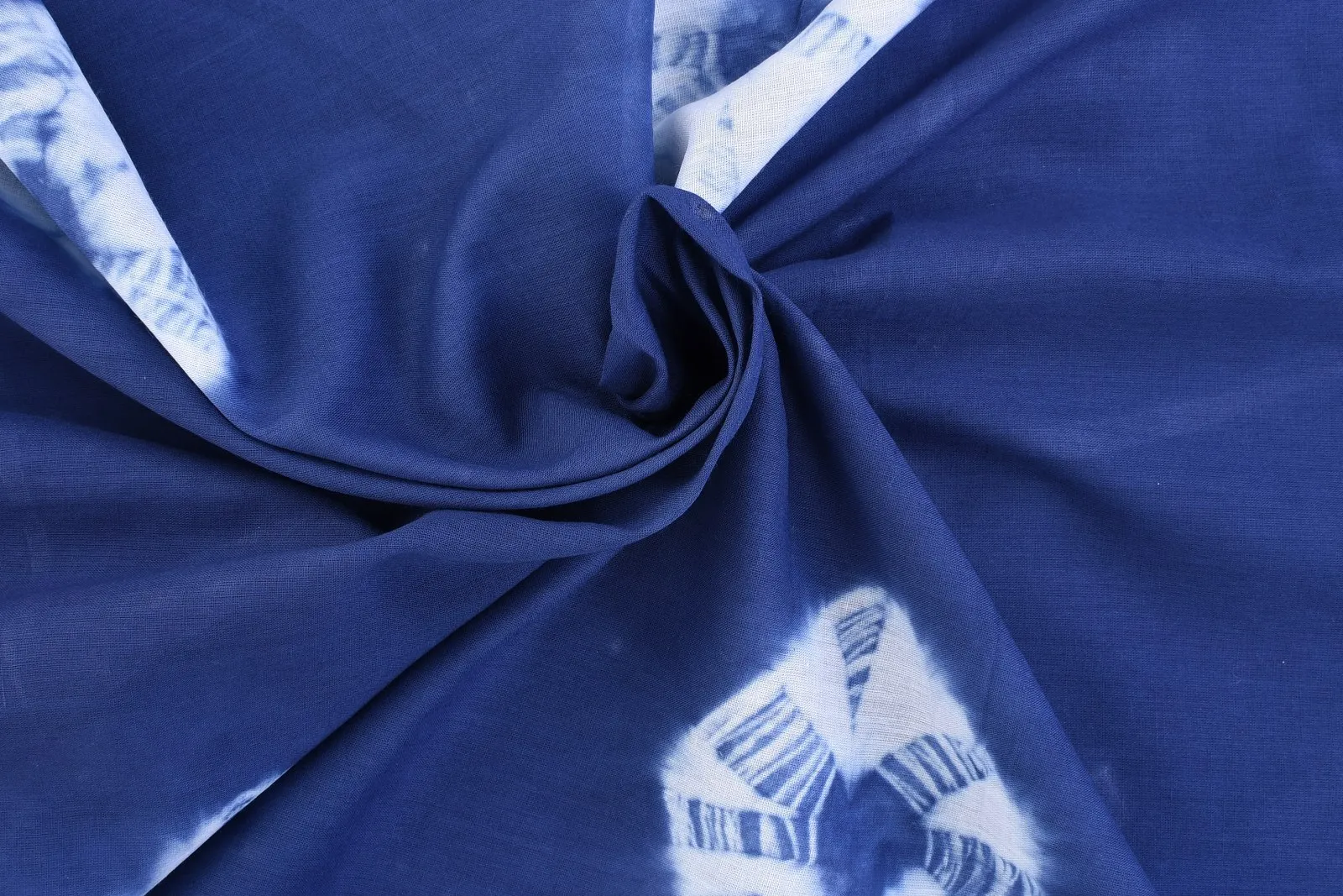 Shibori Tie Dye Fabric 100% Cotton Home Textile Fabrics Indian Handmade Running Material Hand Dyed Sewing Fabric