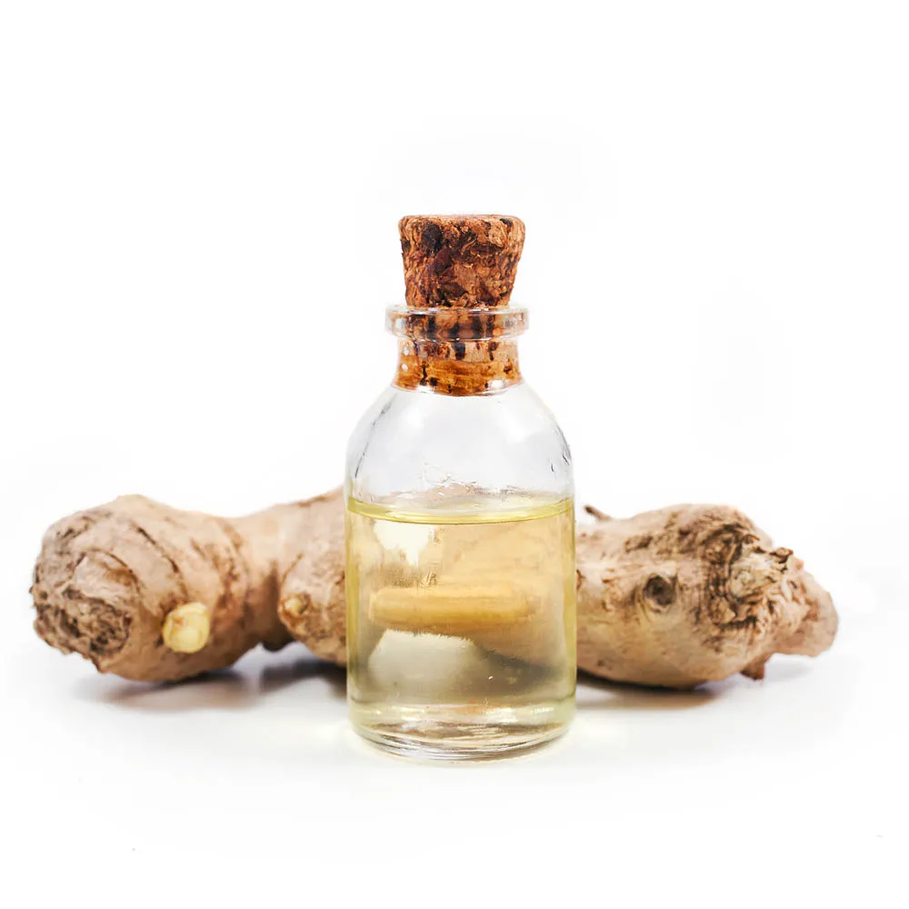 Premium quality ginger essential oil cold pressed, in stock ginger oil