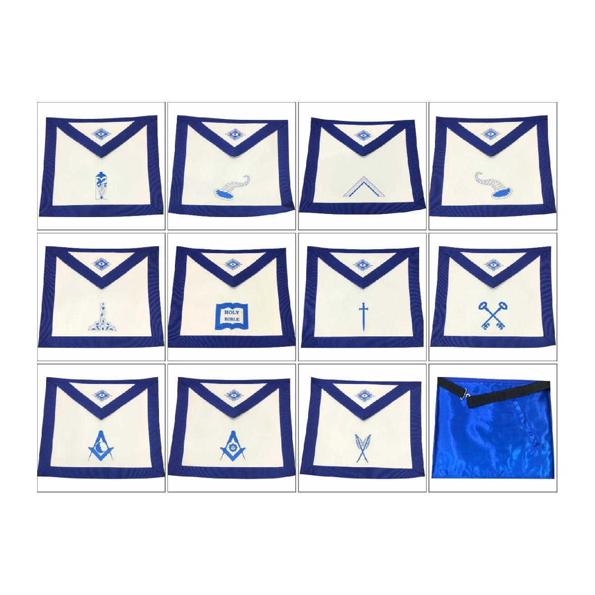Masonic Blue Lodge Officer Aprons | Masonic Officer Aprons
