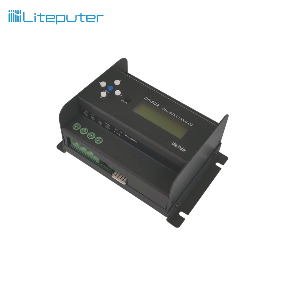 8 channel EDX/ DMX512 to analog converter