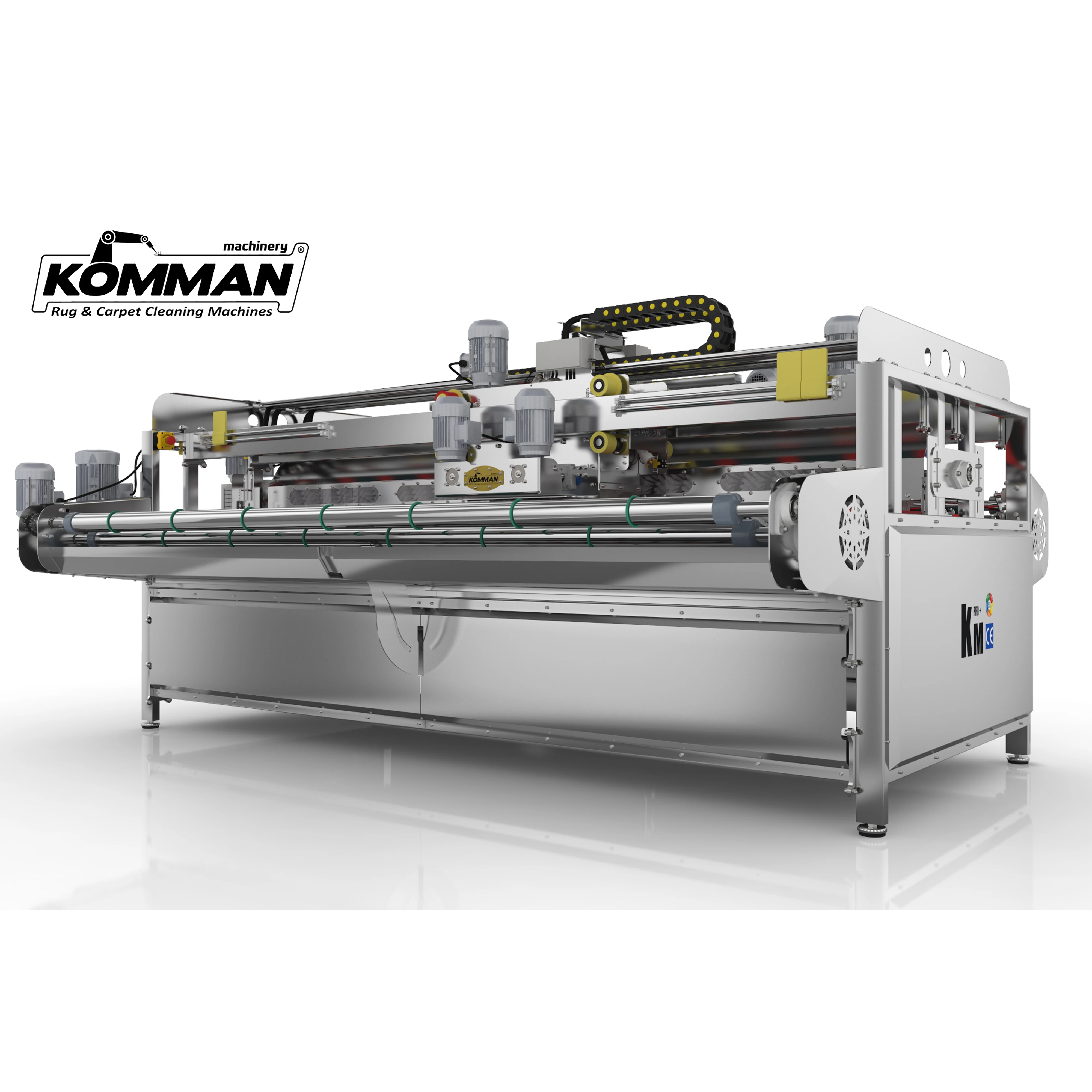 
Automatic Industrial Carpet/Rug Cleaning Machine- Commercial Rug Washer. 3 meters conveyor surface ALTAY RAKE 3000 