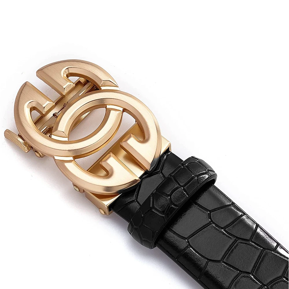 Wholesale Latest Fashion Custom Color Cow Leather Metal Pin Buckle Designer Belts For Men