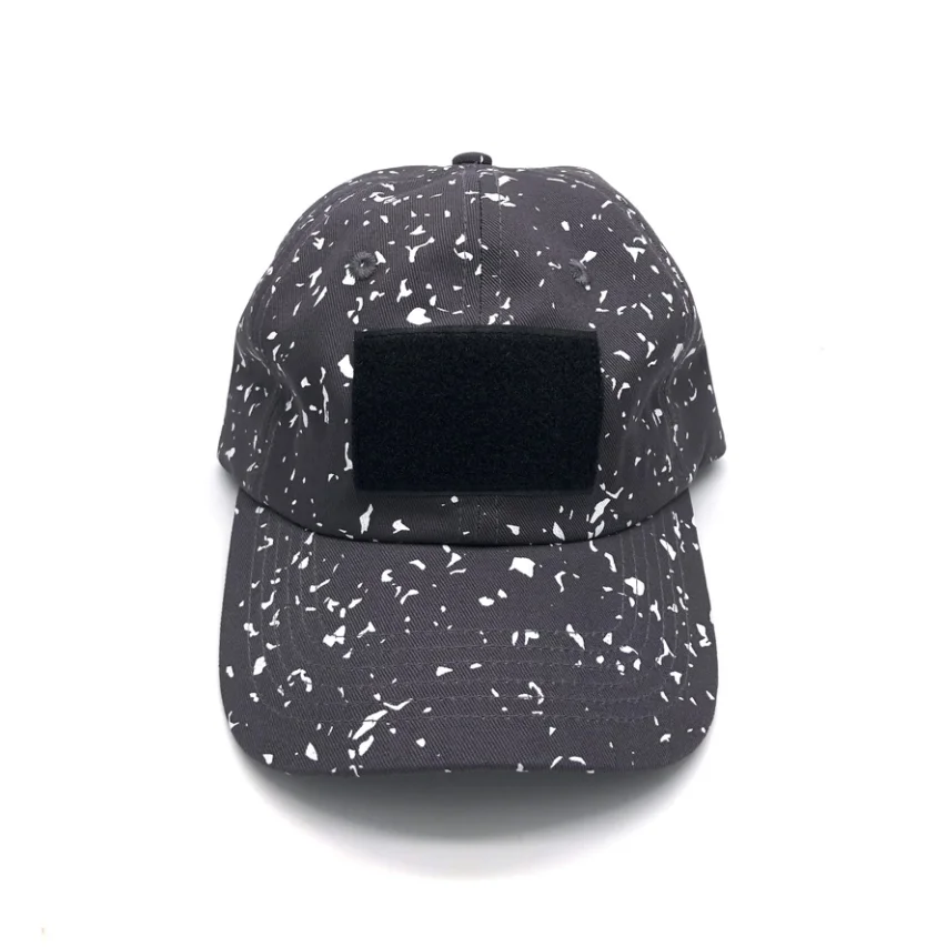 design your own custom personalized speckled spray paint dad hat