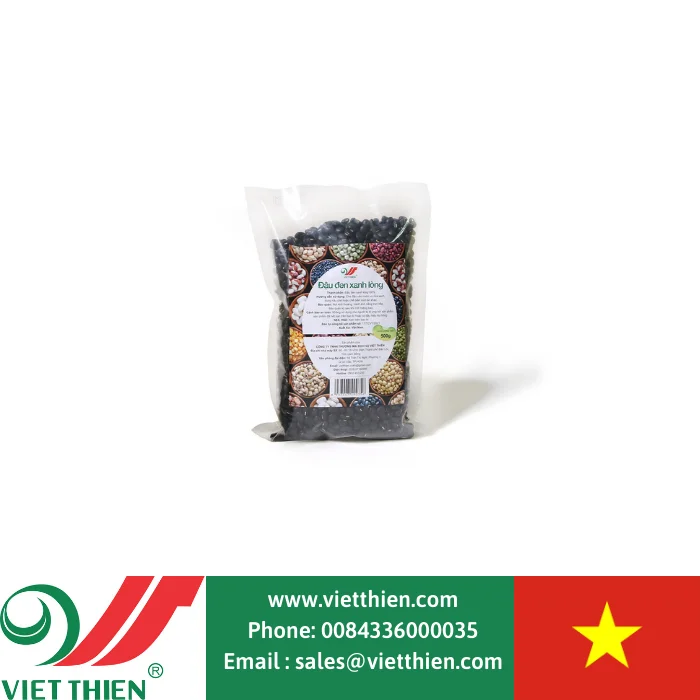 High quality wholesale black beans green flesh Vietnamese brand are produced on a process that strictly adheres to food safety