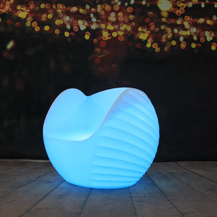 Exhibition Display Home LED Glowing Chair Light Change