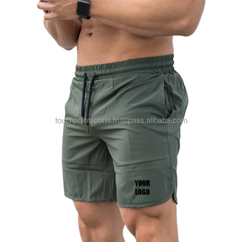 Wholesales 7' Inch Spandex Workout Shorts Mesh Fitness Mens Gym Shorts With Pocket