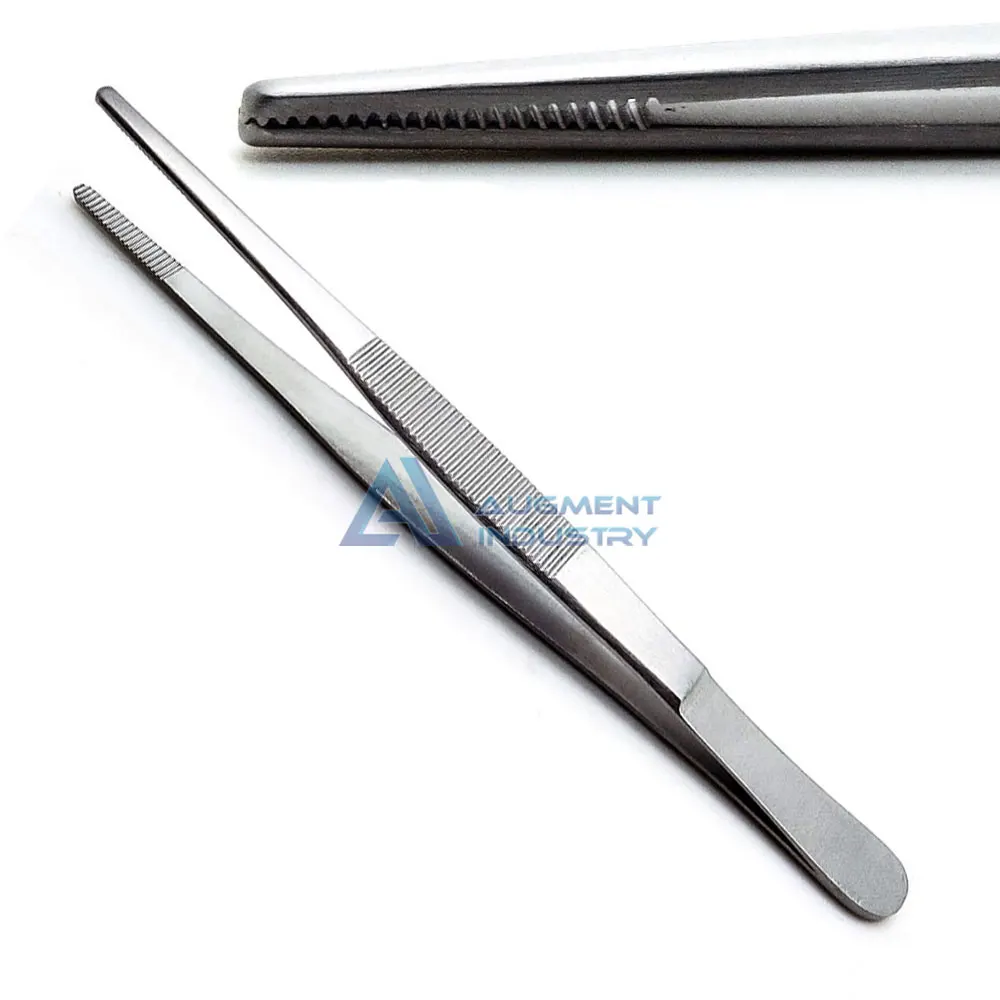  Standard Dissecting Toothed Forceps Straight 16cm Stainless Steel Surgical Dressing