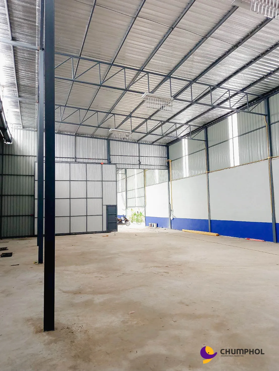 Высокий подъемный участок аренда складских земель стальная конструкция дом Kanchanaphisek 25 в таиланде