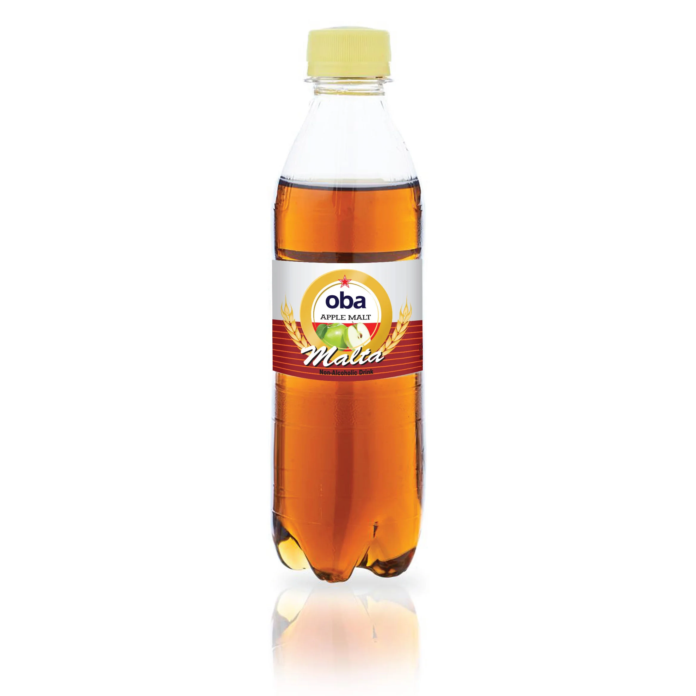 OBA Malt Apple 330 mL Non-alcoholic Drink Apple Malt Flavoured Carbonated Soft Drink Cold Beverage