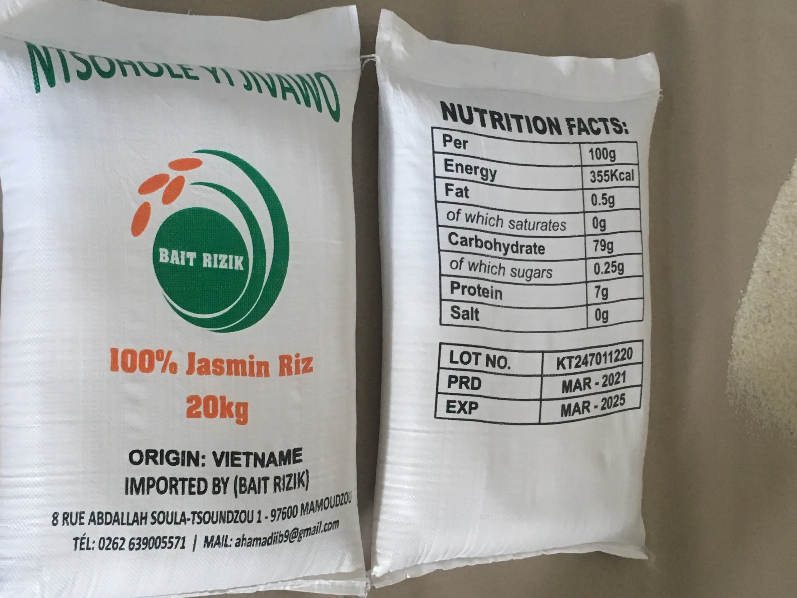 Жасминовый рис оригинал из Вьетнама высокое качество самая низкая цена