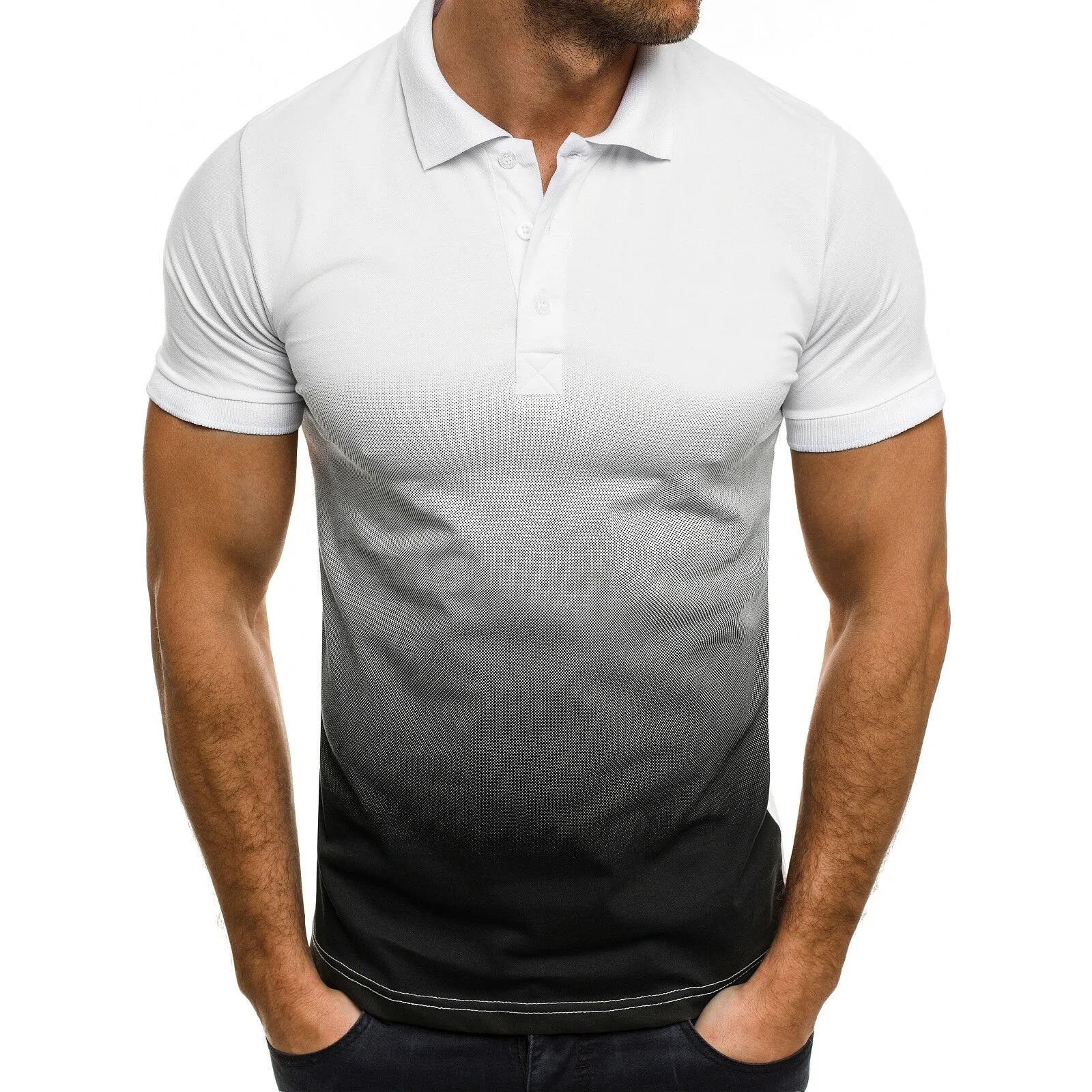 
New Mens Custom Golf Players Polos Hombre Manga Corta T Shirt 100% Cotton Polo Shirt 