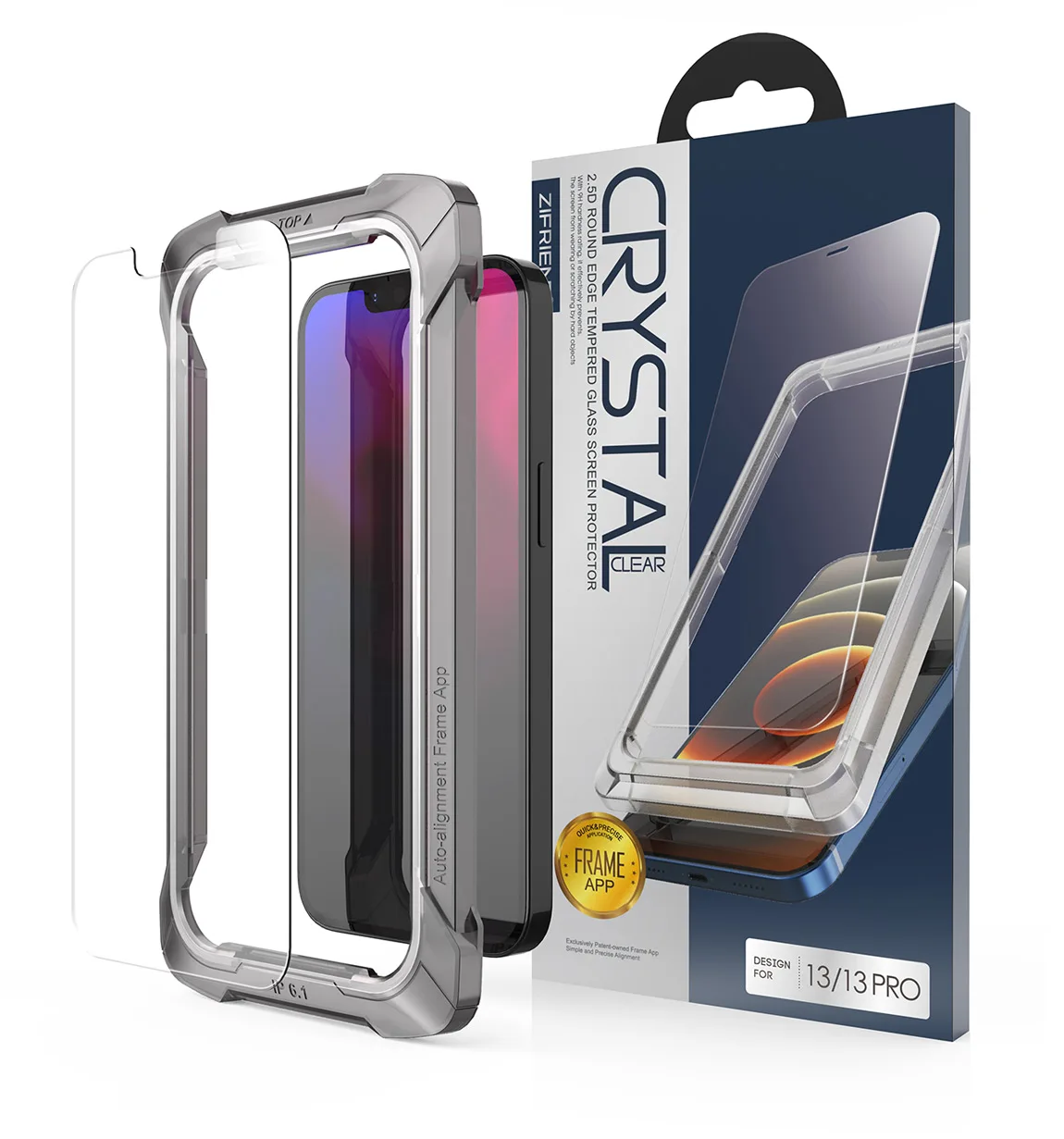 Высококачественное 9H закаленное стекло 2,5 D Защита экрана для iPhone 13 12 Pro Max