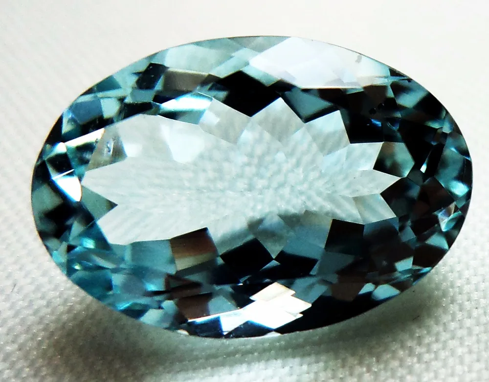 AAA+ Quality Santa Maria Aquamarine Natural Color Semi Precious Aquamarine Gemstone Calibrated Faceted Loose Aquamarine Gemstone