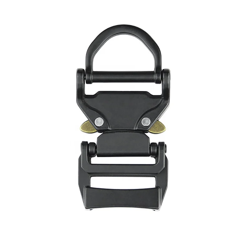 Quick Release Tactical Buckle 25mm Custom Adjustable Alloy Belt Buckle for bags and handbags