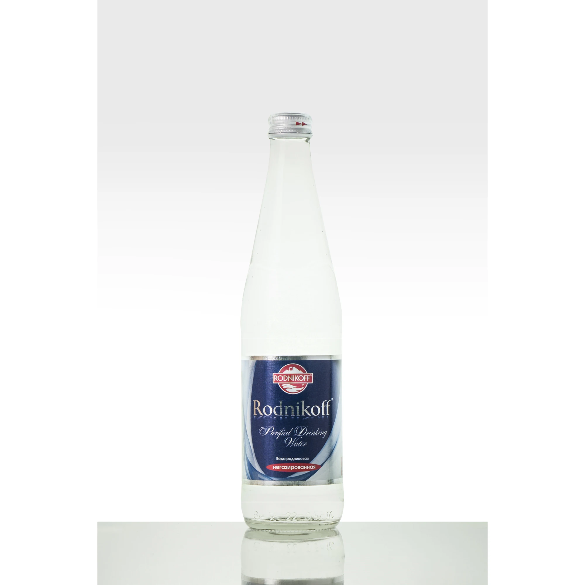 
Premium quality natural drinking water in 0.5 liter plastic bottles, in stock 