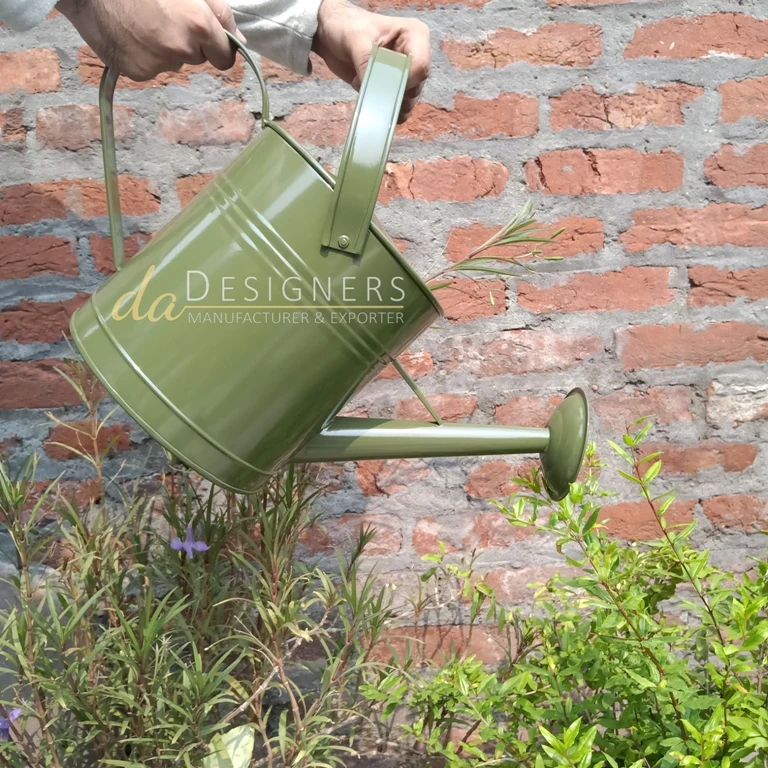 Оцинкованная поливочная баночка с порошковым покрытием роскошная высококачественная металлическая от дизайнера Da поставка оптом