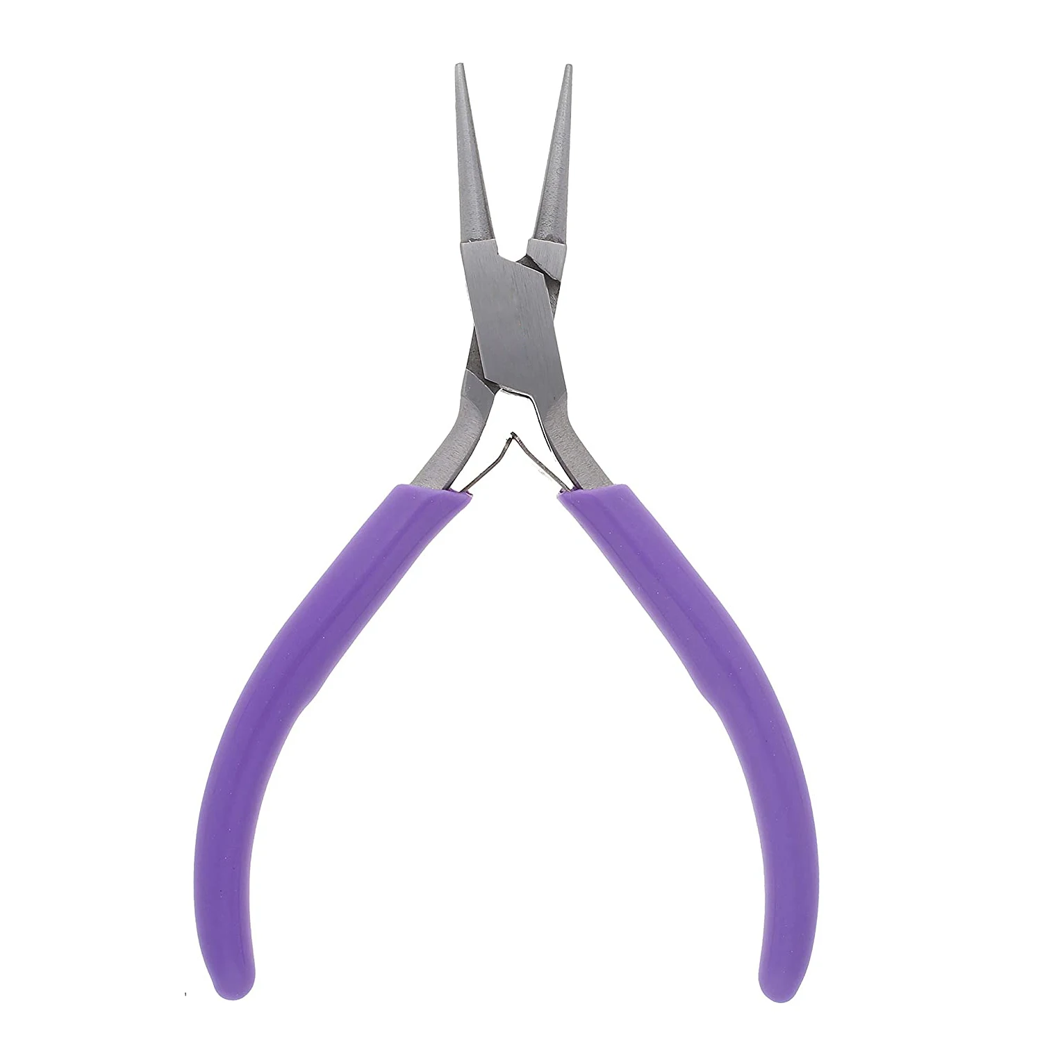 Боковые Кусачки с длинными иглами никель-хромированным стальным корпусом и зелеными противоскользящими ручками Ювелирные плоскогубцы круглым носом