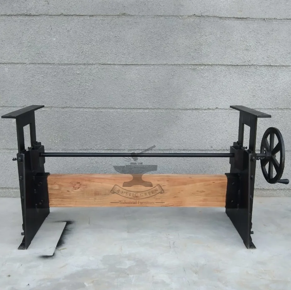 Black Wrought Industrial Modern Frame Brushed Powder Coating Metal Cast Iron Bench Dining Coffee Table Legs