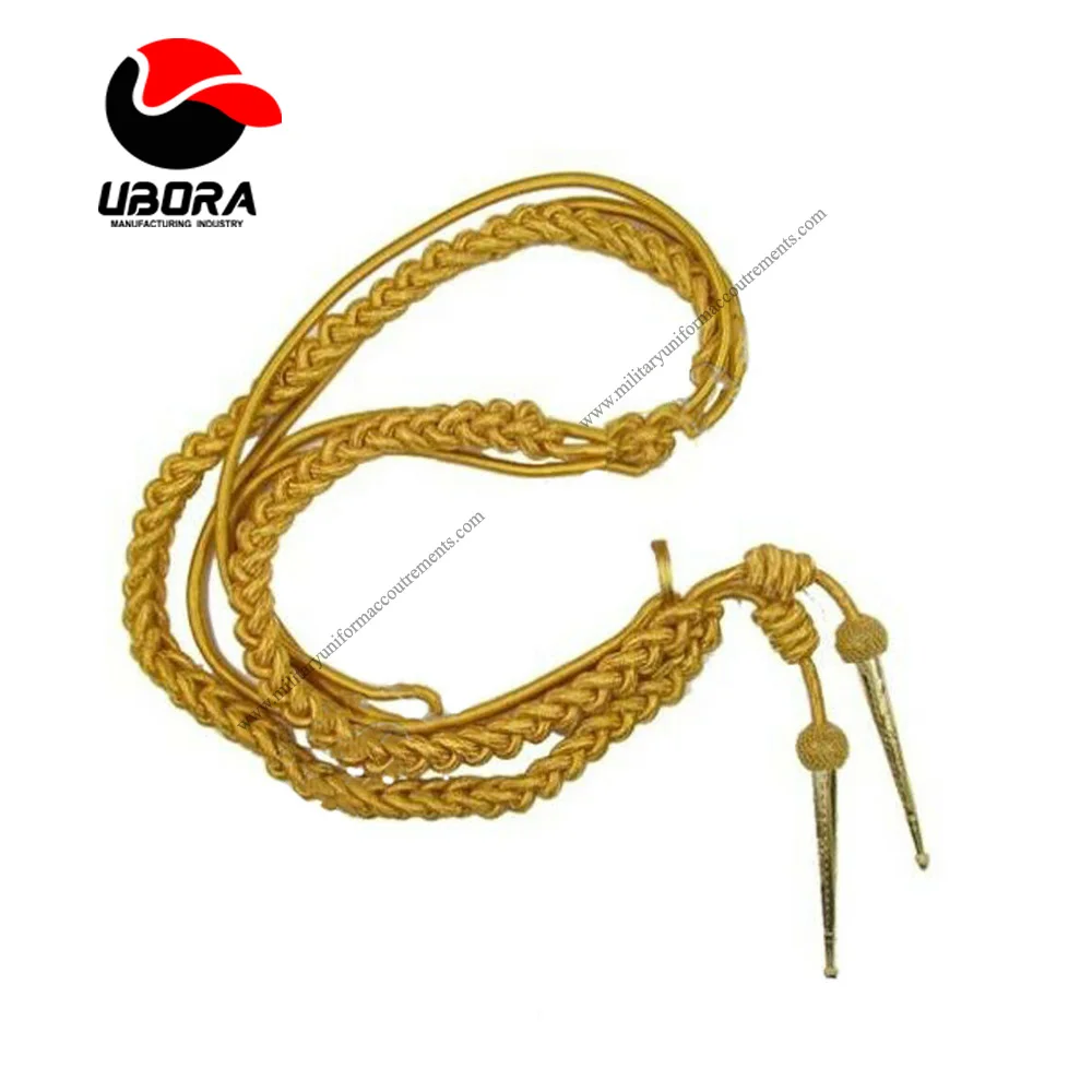 Высококачественный красный белый и другой цвет плечевой шнур заказной aiguillette