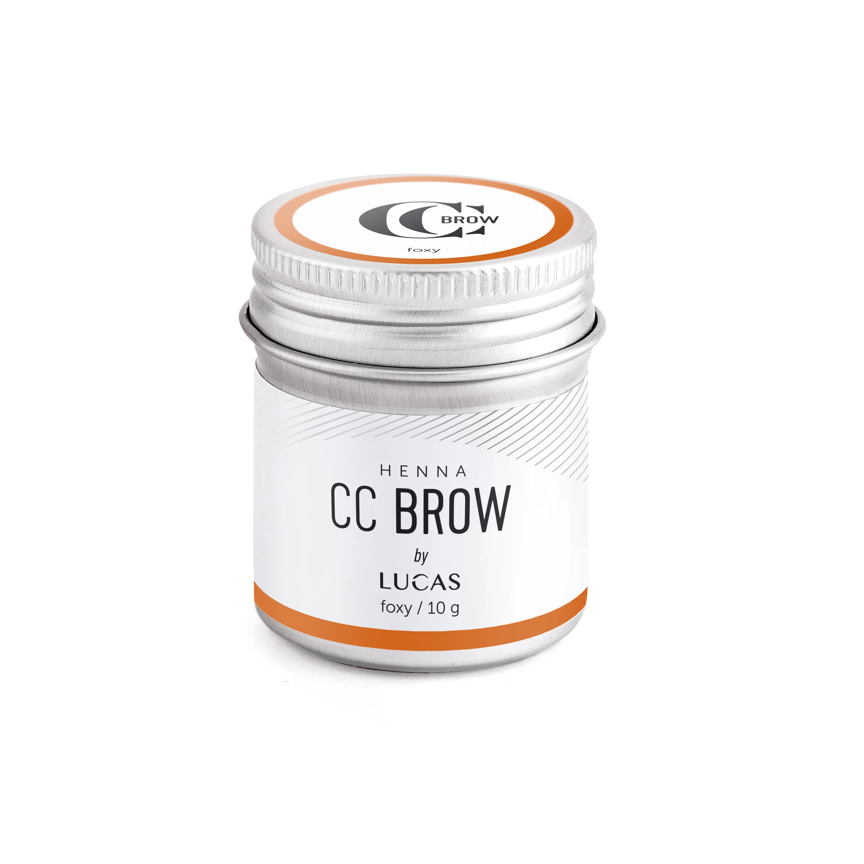 Brow henna powder organic, black, 10 gm Jar