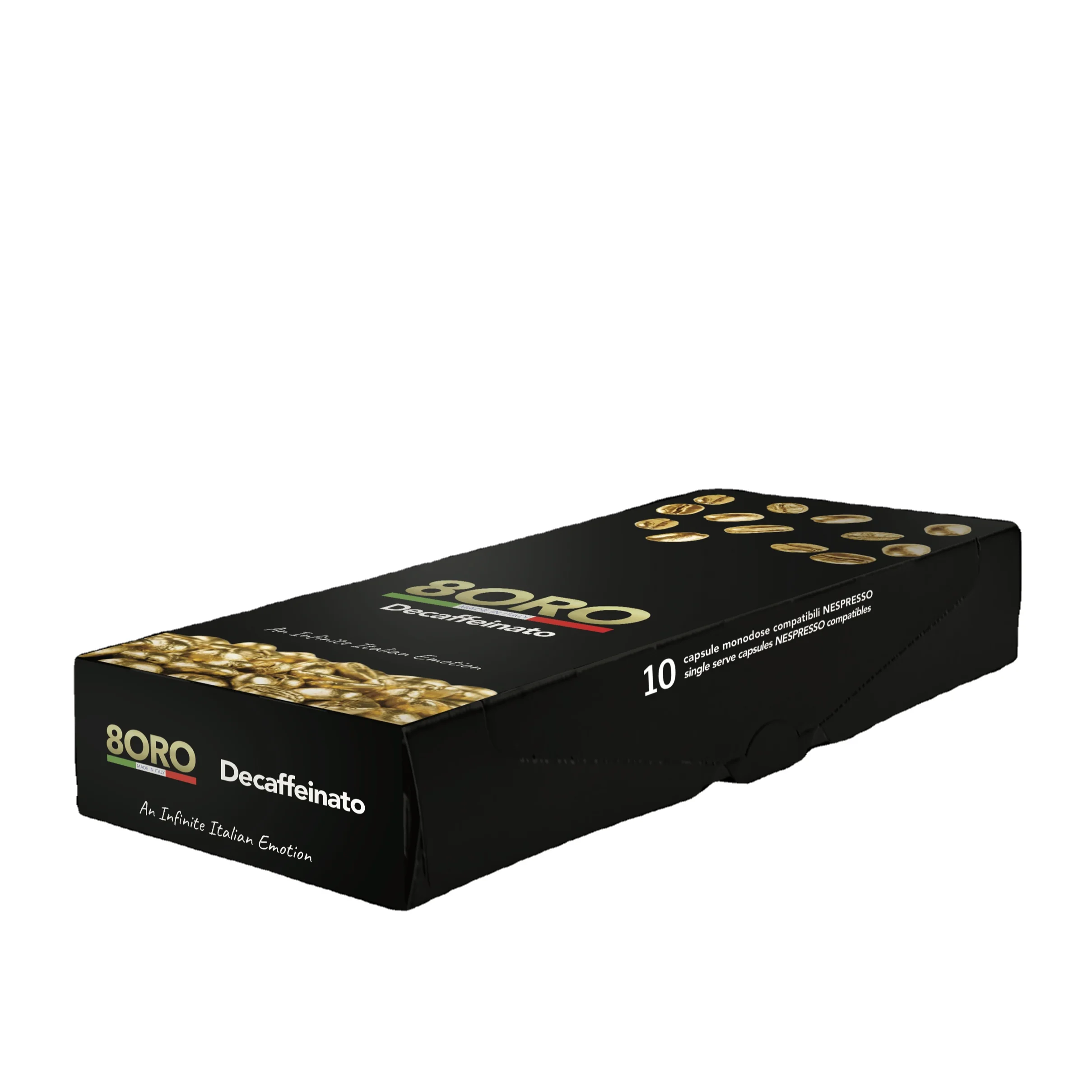 High Quality  Classic Espresso Decaffeinated Coffee Capsule Great for Anytime - Box 10 Capsule